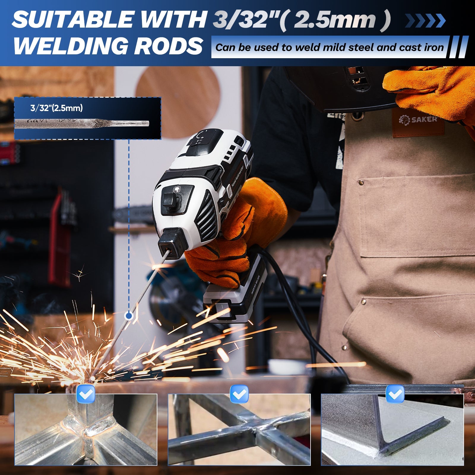 Welding Gloves – Heat-Resistant Accessories for Portable Welders